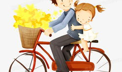 父亲女儿漫画,漫画中的温馨时光