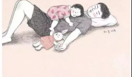 父亲女儿漫画,漫画中的温馨时光